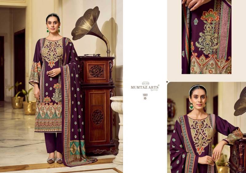 Mumtaz Mehr E Gul Modal Silk Printed Dress Material Collection