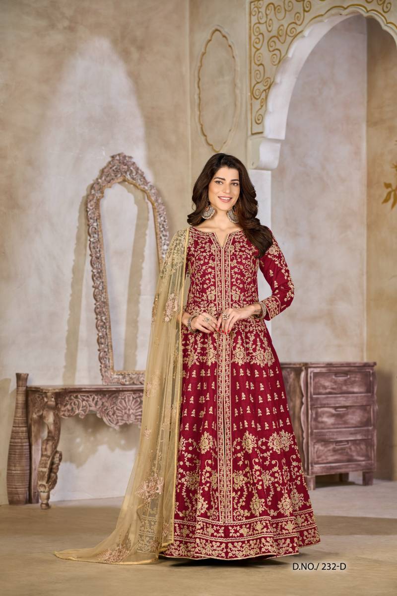 Aanaya Vol 232 Art Silk Gown Party Wear Collection