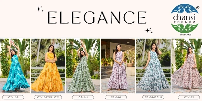 Chansi Elegance 101 Printed Gown Collection