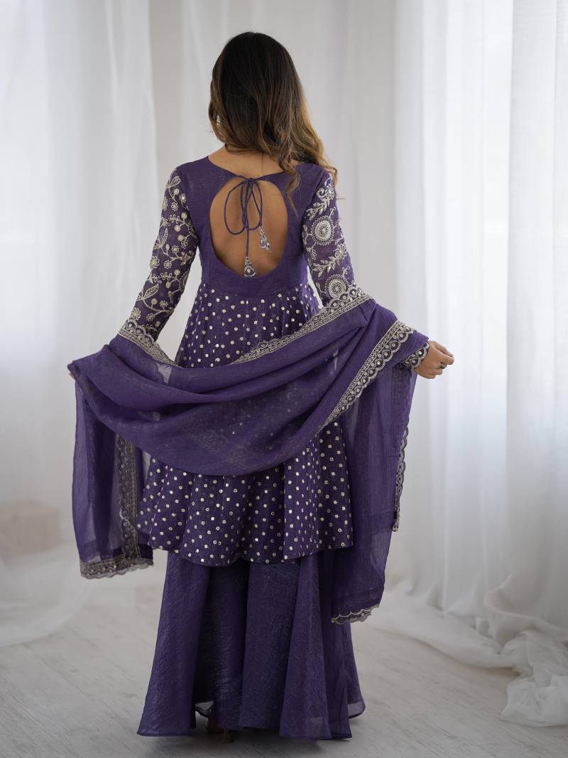 Ruhi Z 3134 Crunchy Silk Embroidered Suits Collection