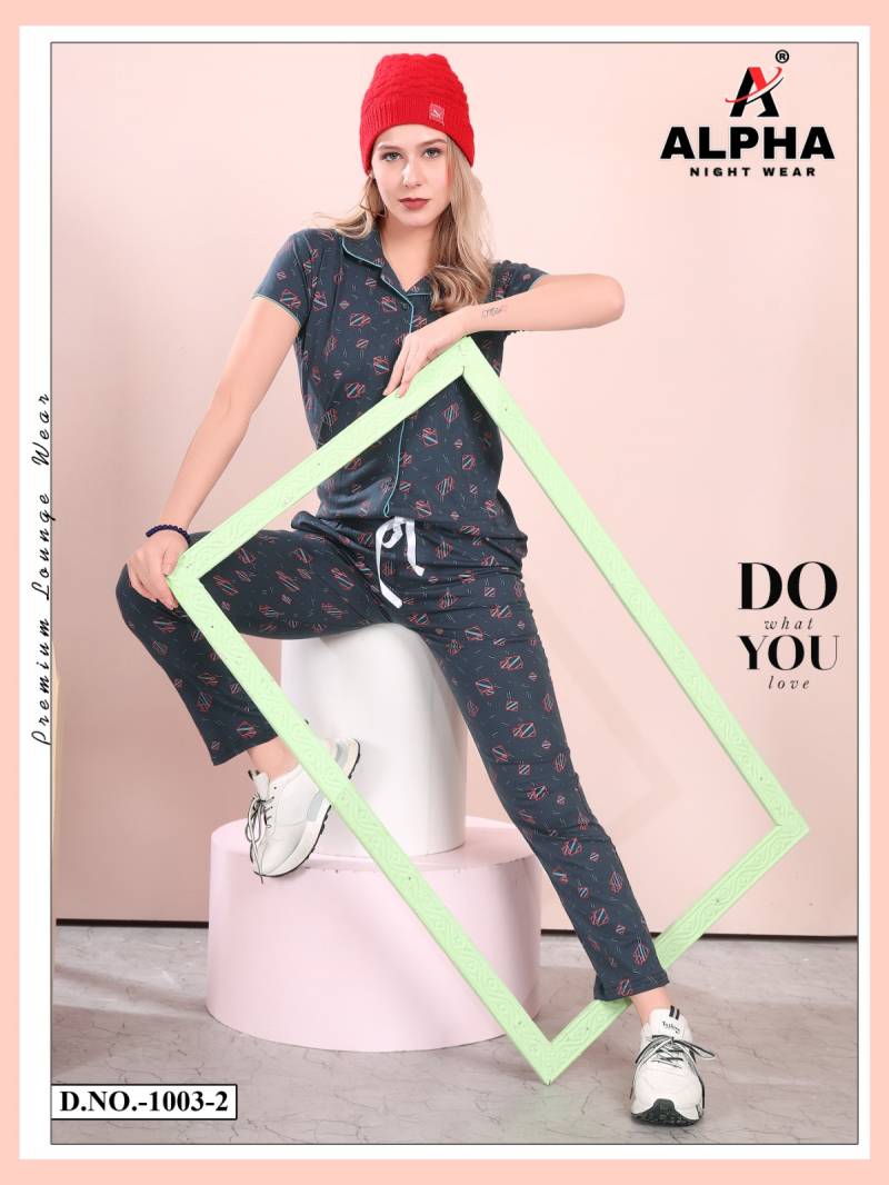 Alpha 1003 Hosiery Cotton Beautiful Nights Wear Collection