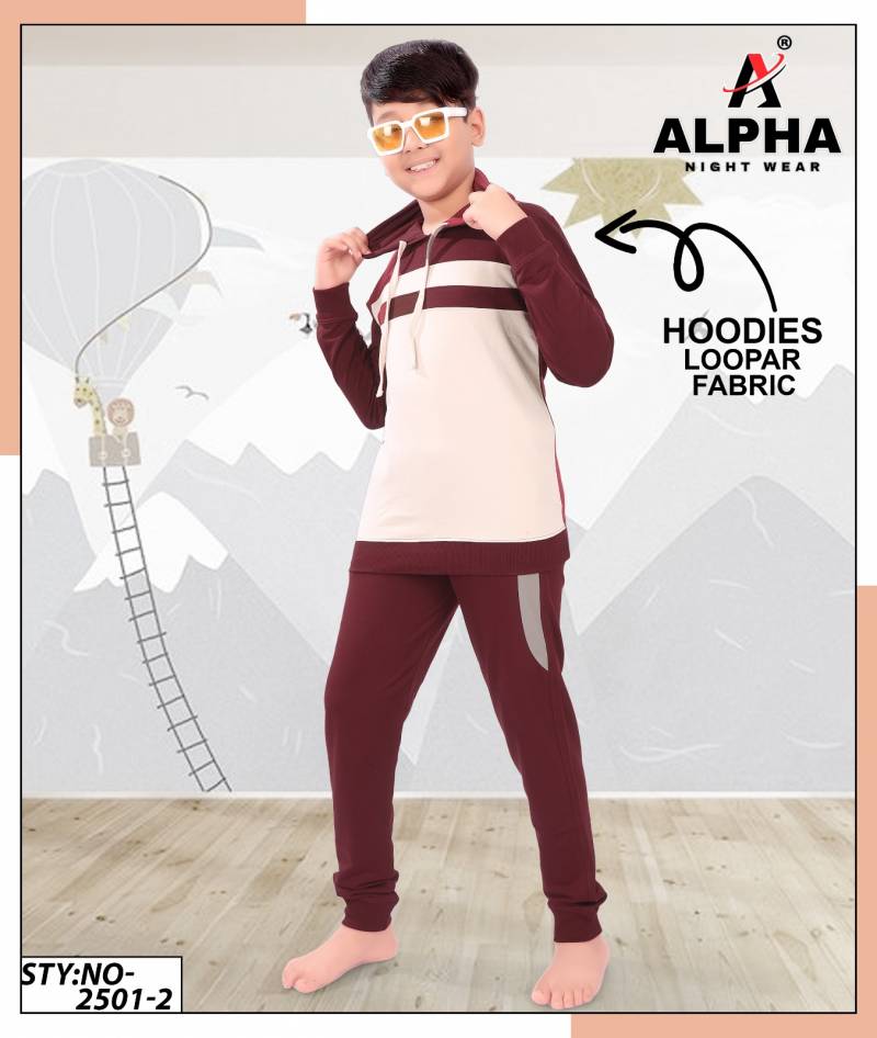 Alpha 2501 Looper Fancy Hoodies Kids Collection