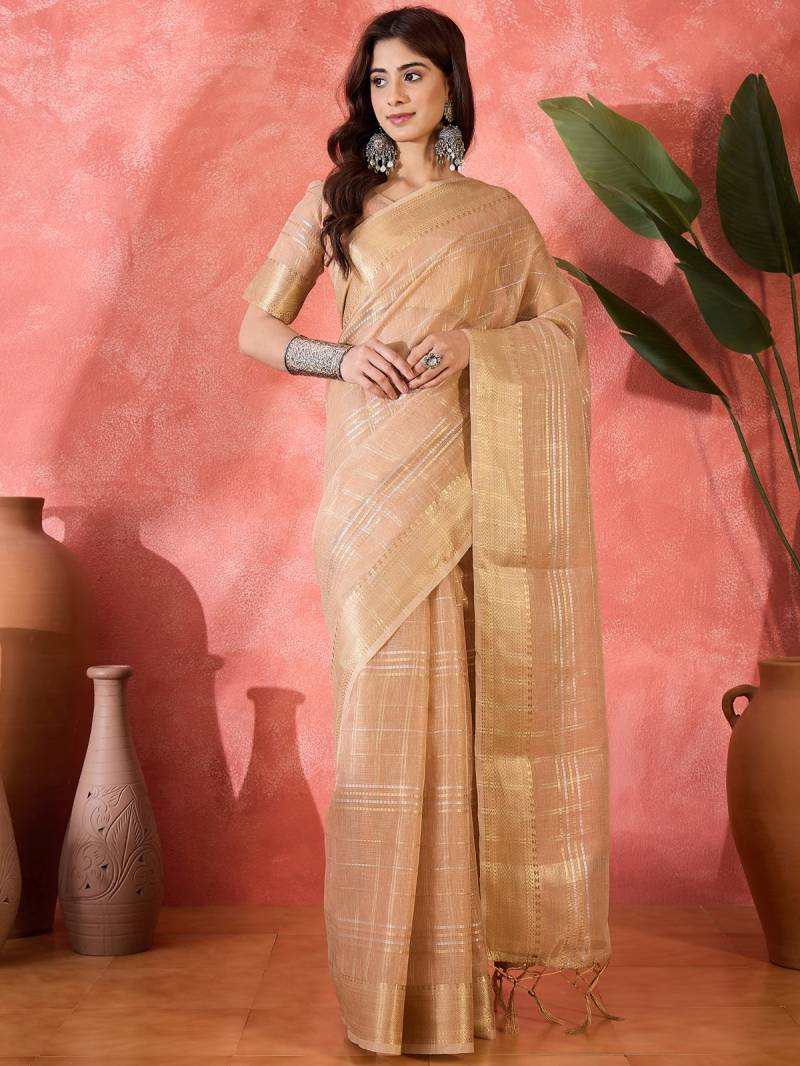 Cp 8554 Khadi Organza Jacquard Worked Saree Collection