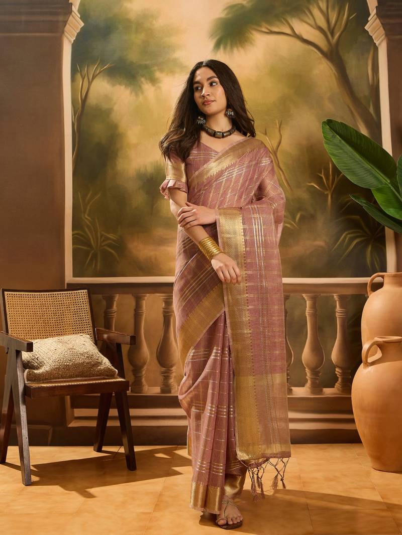 Cp 8554 Khadi Organza Jacquard Worked Saree Collection