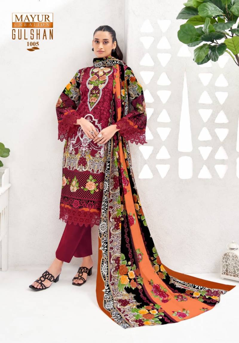 Mayur Gulshan Vol 1 Cotton Karachi Dress Material