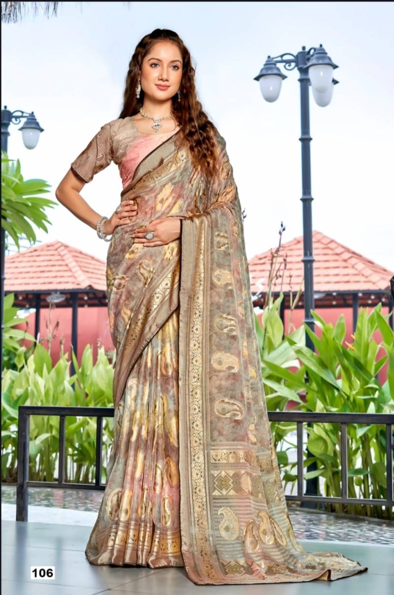 Kashvi Nandika Vol 1 Brasso Festival Wear Saree Collection