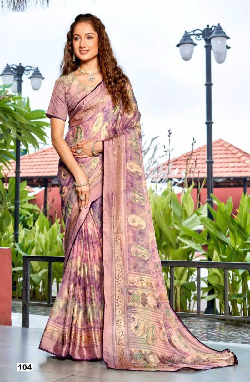 Kashvi Nandika Vol 1 Brasso Festival Wear Saree Collection