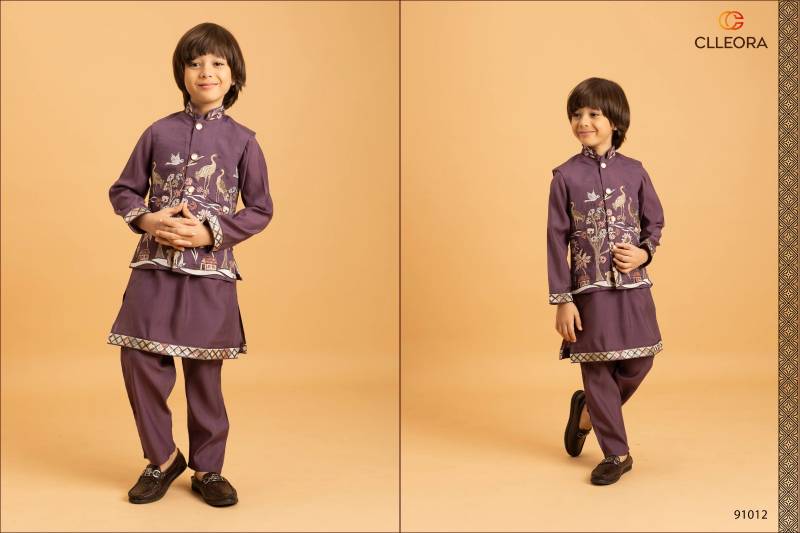 Clleora Mini Ethnic Viscose Kids Wear Festival Special Collection