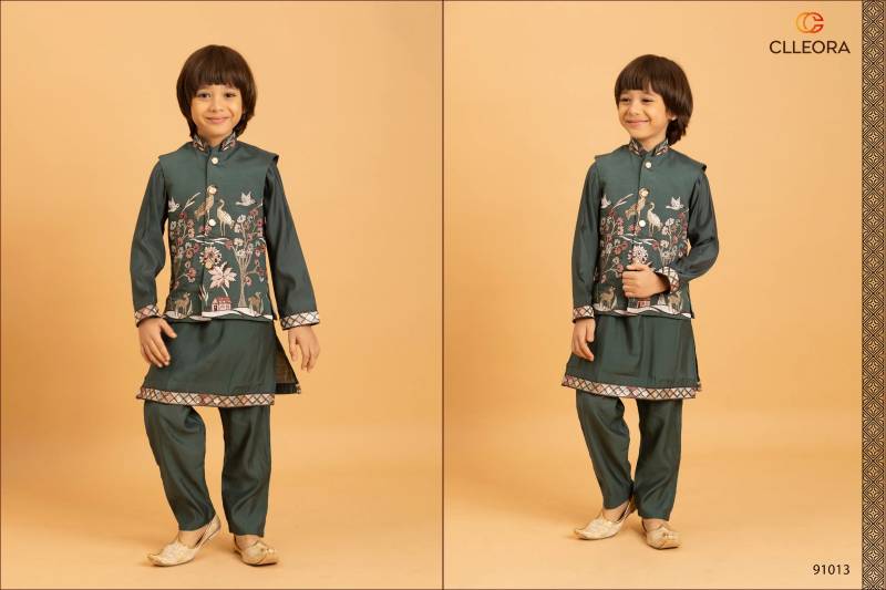 Clleora Mini Ethnic Viscose Kids Wear Festival Special Collection