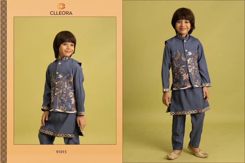 Clleora Mini Ethnic Viscose Kids Wear Festival Special Collection