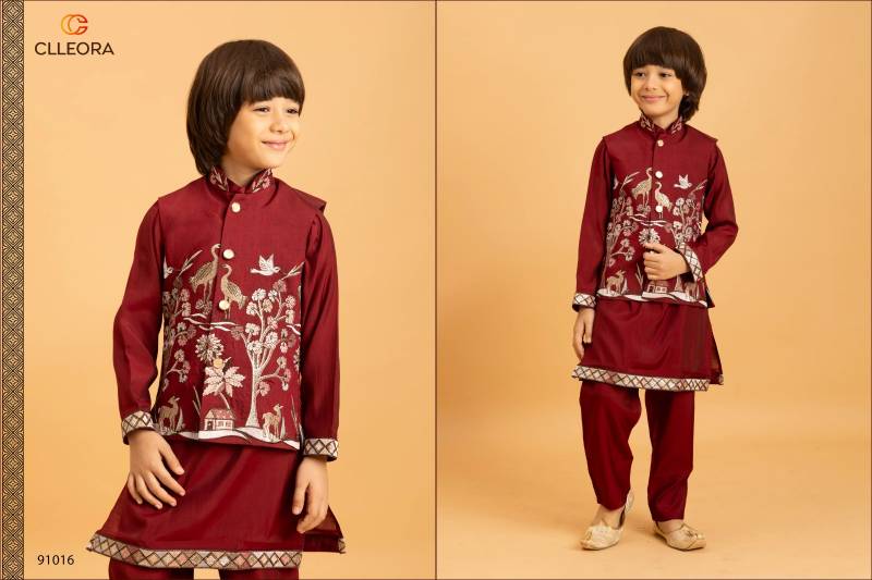 Clleora Mini Ethnic Viscose Kids Wear Festival Special Collection