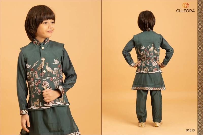 Clleora Mini Ethnic Viscose Kids Wear Festival Special Collection
