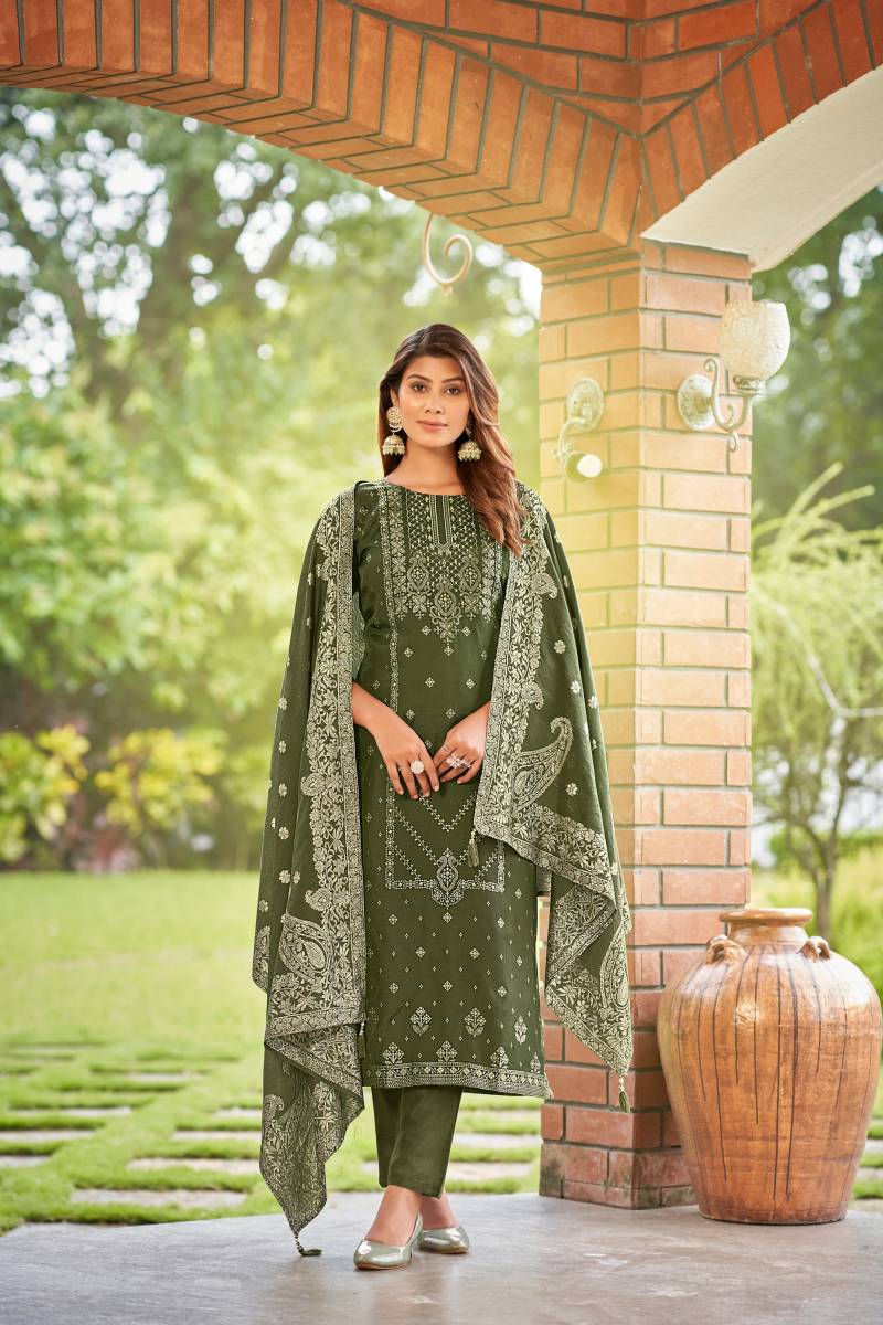 Ossm Banarasi Fancy Kurti Bottom With Dupatta Collection