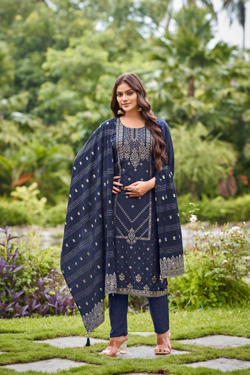 Ossm Banarasi Fancy Kurti Bottom With Dupatta Collection