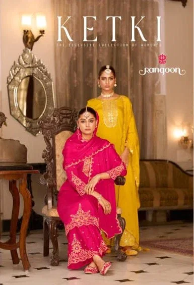 Rangoon Ketki Chinon With Fancy Festival Wear Collection