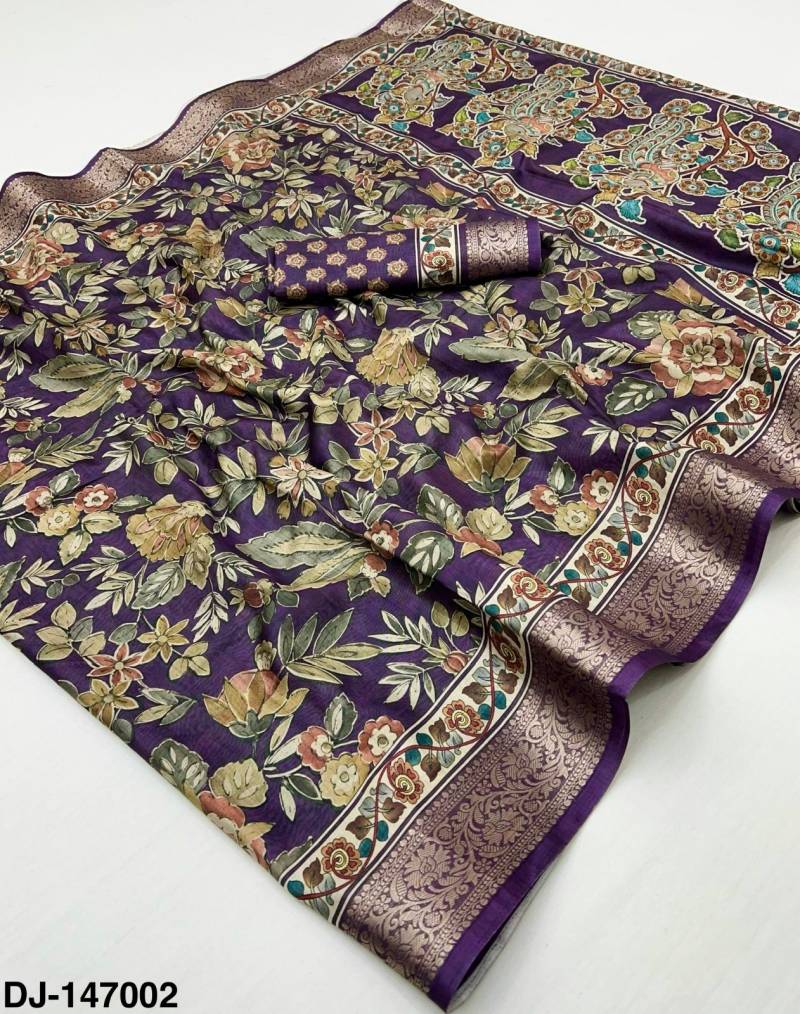 Rajyog Dola Jacquard Vol 5 Digital Printed Saree Collection