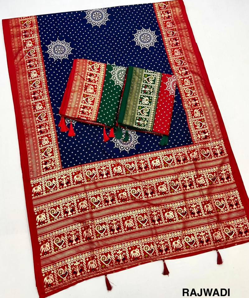 Rajyog Rajwadi Foil Printed Saree Collection