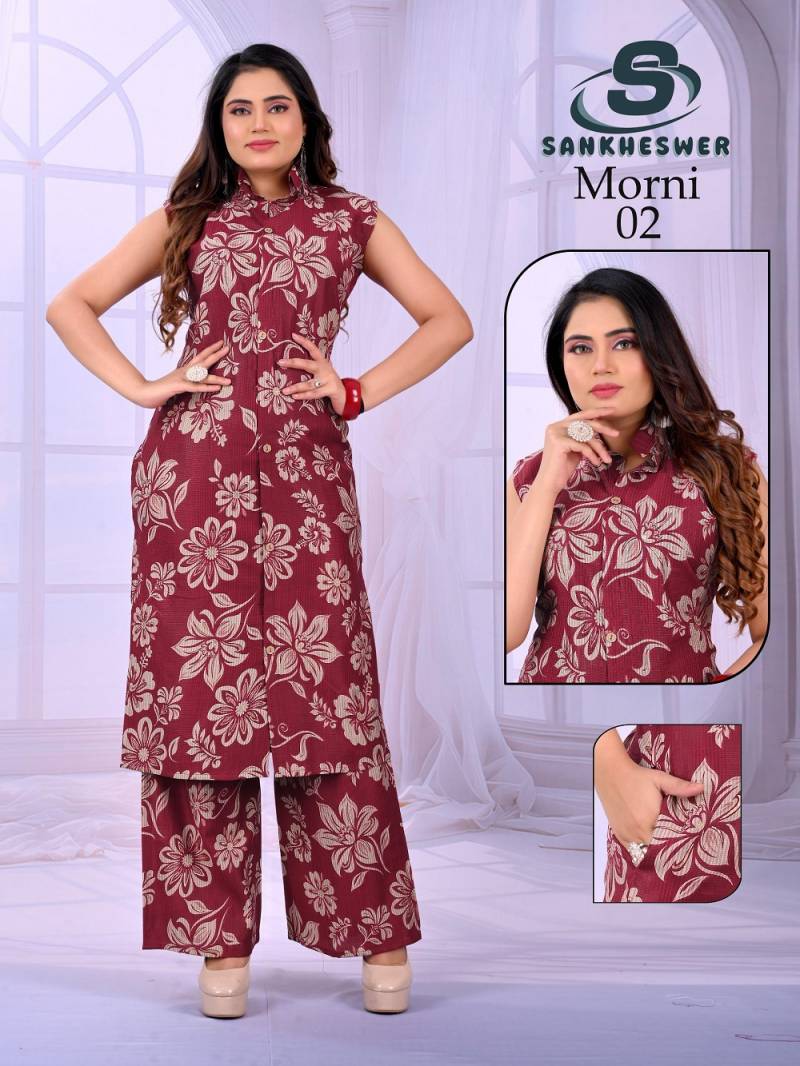 Sankheswer Morni Vol 1 Viscose Barlin Printed Readymade Collection