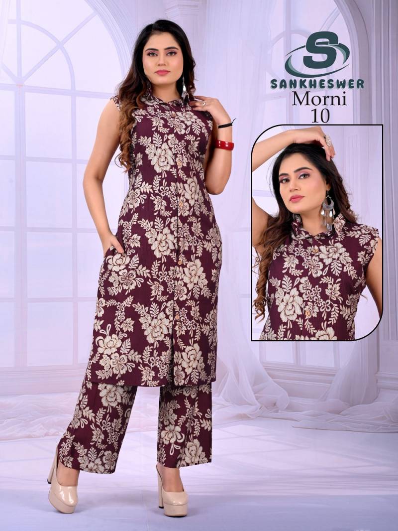 Sankheswer Morni Vol 1 Viscose Barlin Printed Readymade Collection