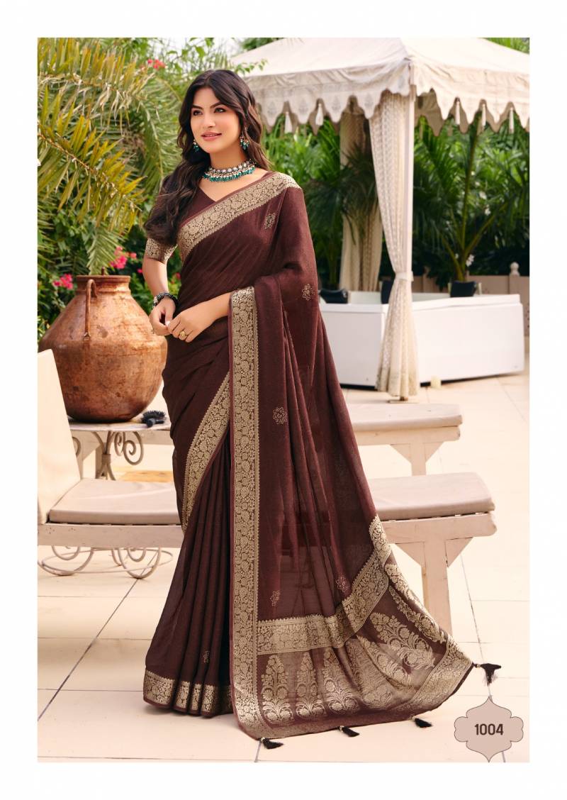 Stavan Purnima Georgette Fancy Saree Collection