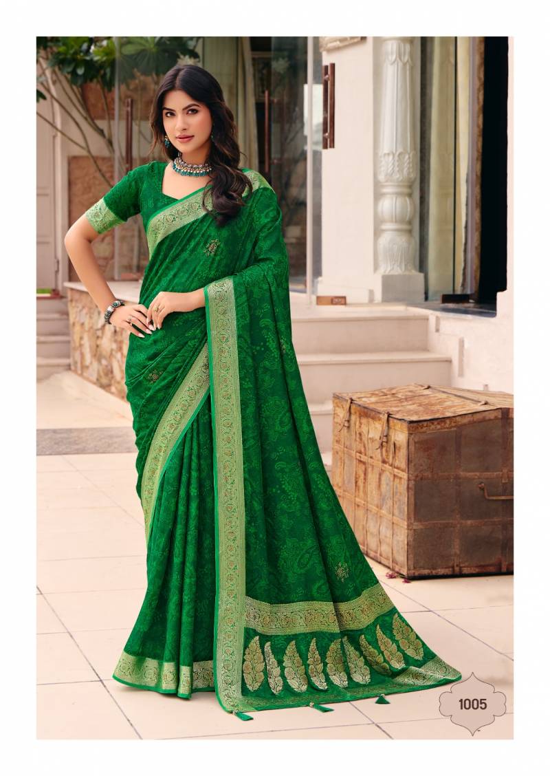 Stavan Purnima Georgette Fancy Saree Collection