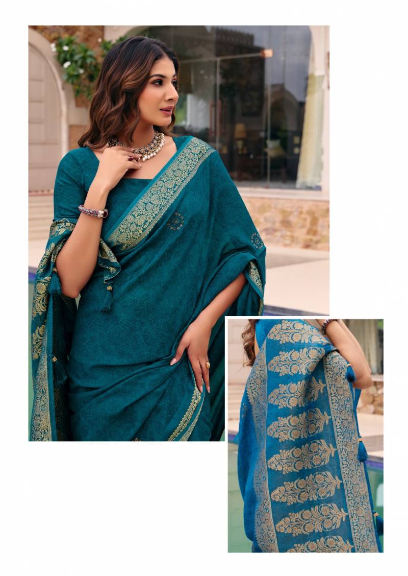 Stavan Purnima Georgette Fancy Saree Collection