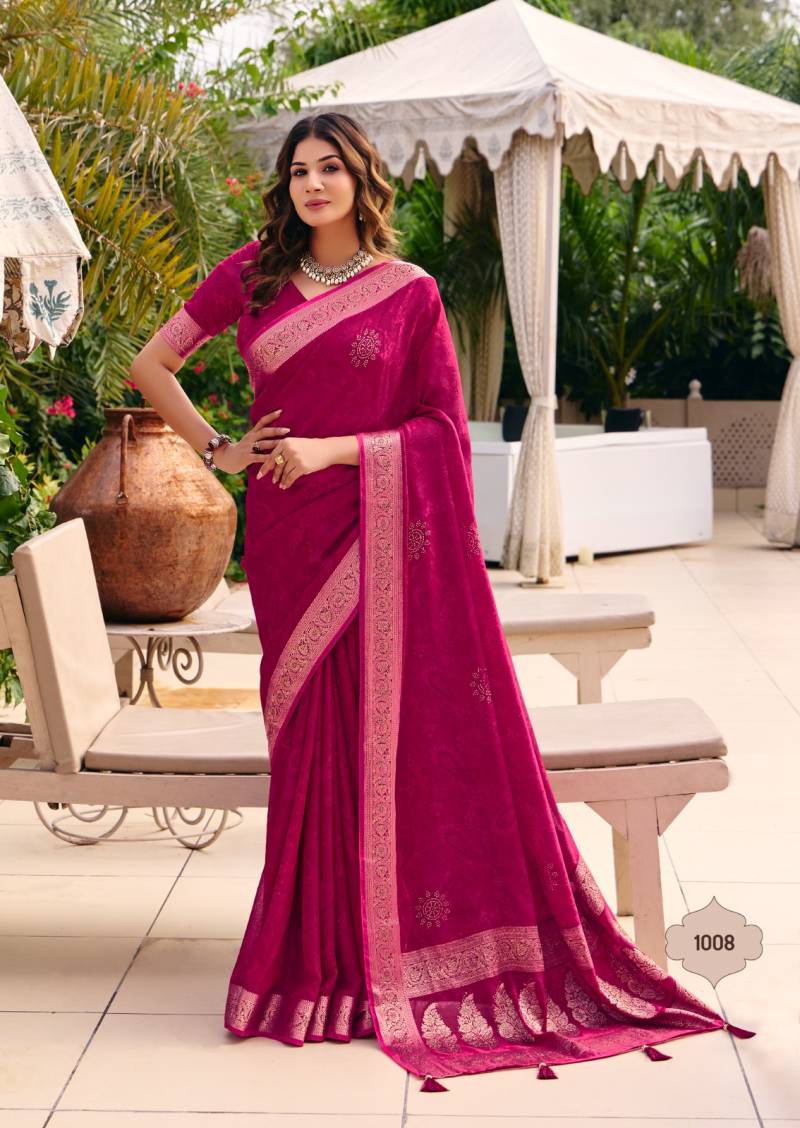 Stavan Purnima Georgette Fancy Saree Collection