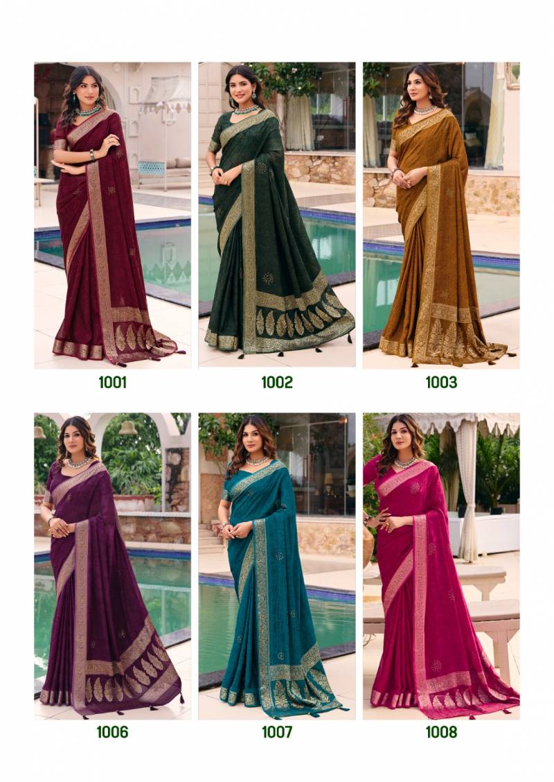 Stavan Purnima Georgette Fancy Saree Collection