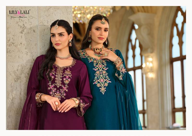 Lily And Lali Tara Silk Embroidery And Handwork Readymade Collection