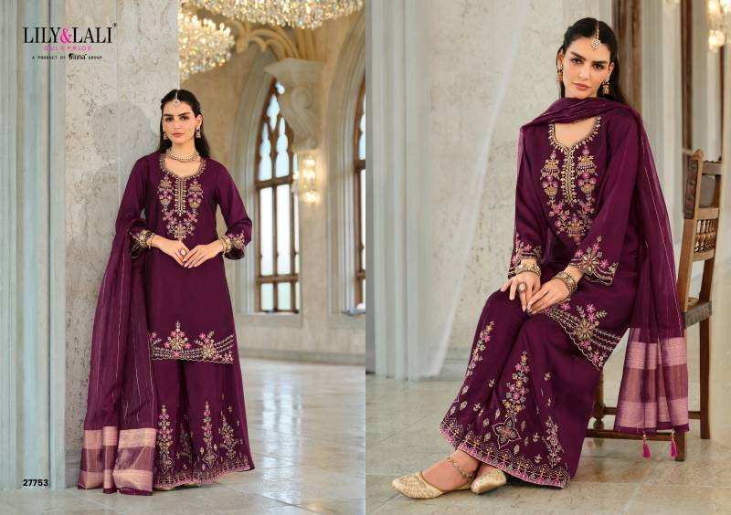 Lily And Lali Tara Silk Embroidery And Handwork Readymade Collection