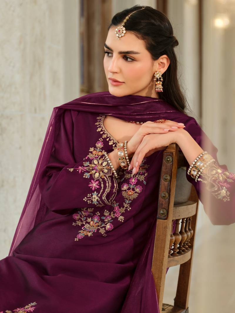 Lily And Lali Tara Silk Embroidery And Handwork Readymade Collection
