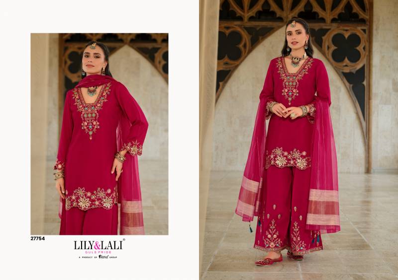 Lily And Lali Tara Silk Embroidery And Handwork Readymade Collection
