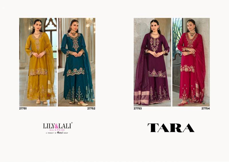 Lily And Lali Tara Silk Embroidery And Handwork Readymade Collection
