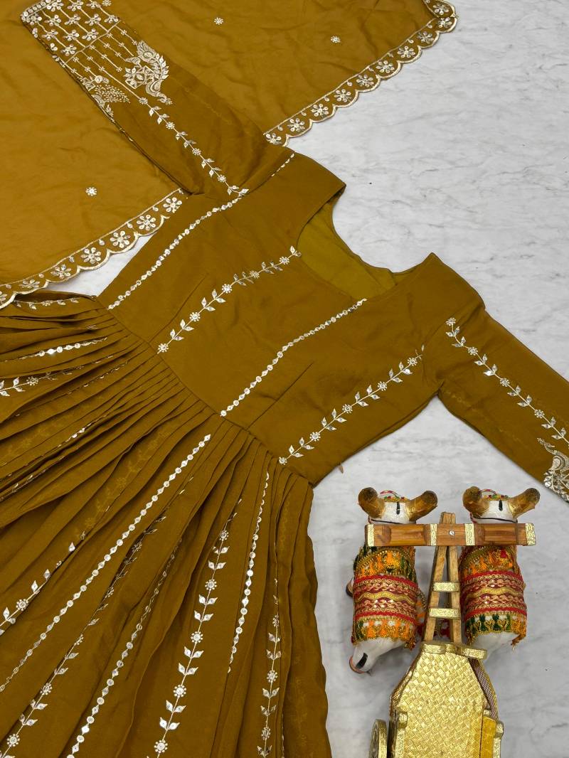 Src 139 Star Georgette Festival Special Long Gown Collection