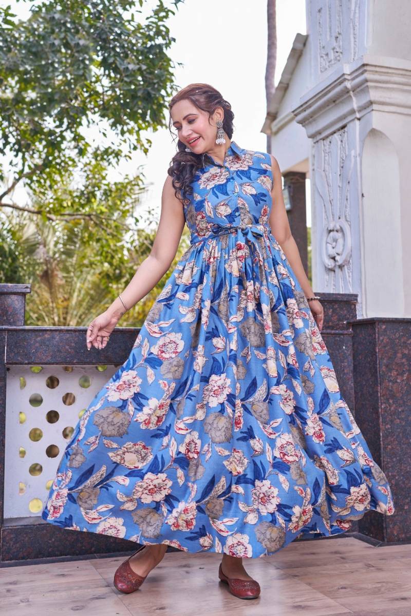 Ctz Kamala Cotton Floral Printed Gown Collection