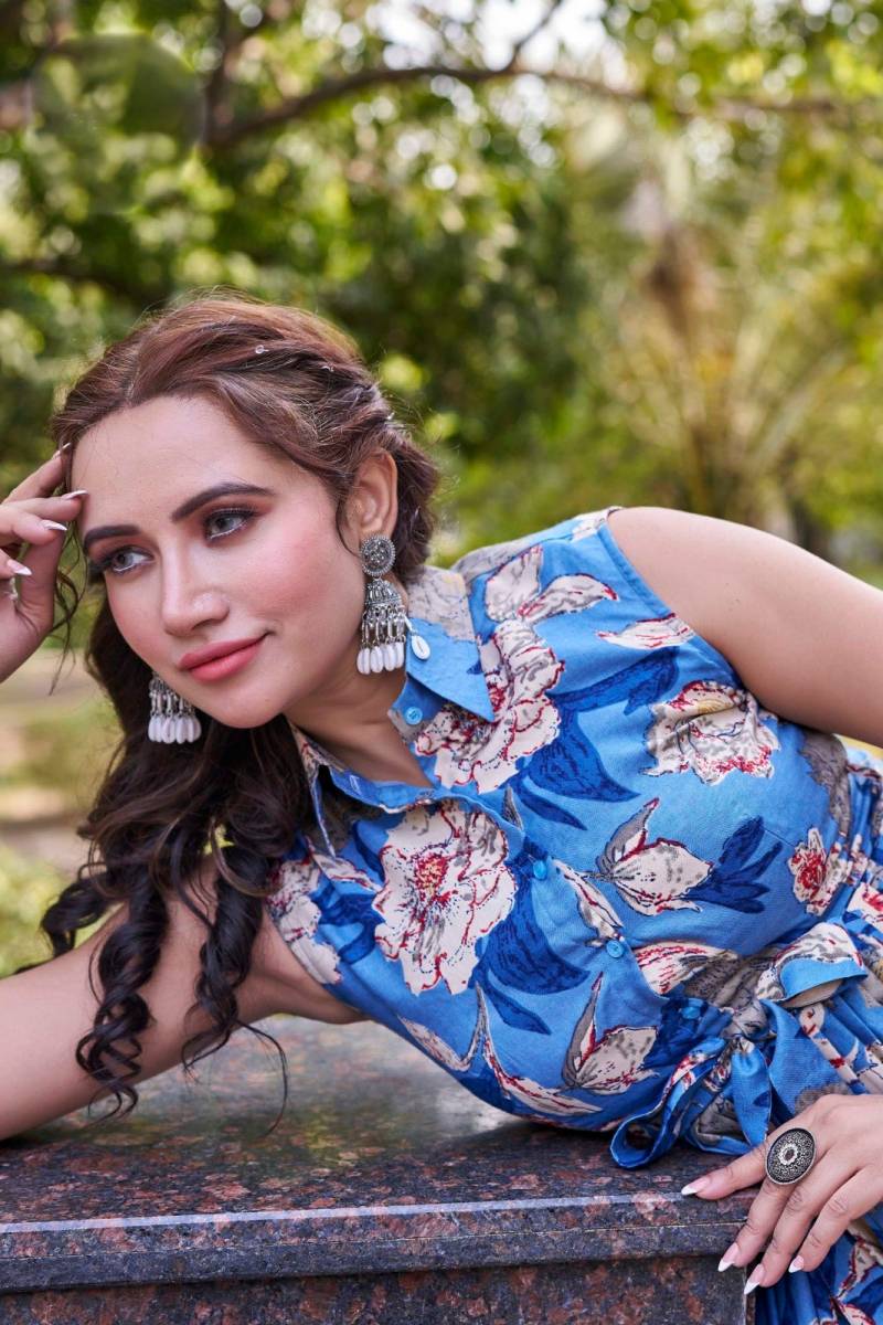 Ctz Kamala Cotton Floral Printed Gown Collection