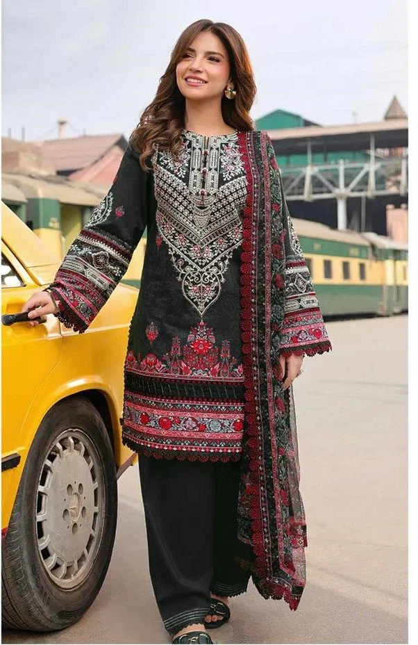 Alzohaib Az 1336 And 1337 Chiffon Dupatta Cotton Pakistani Suits