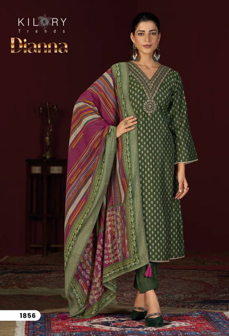 Kilory Dianna Masleen Silk Printed Salwar Suit Collection