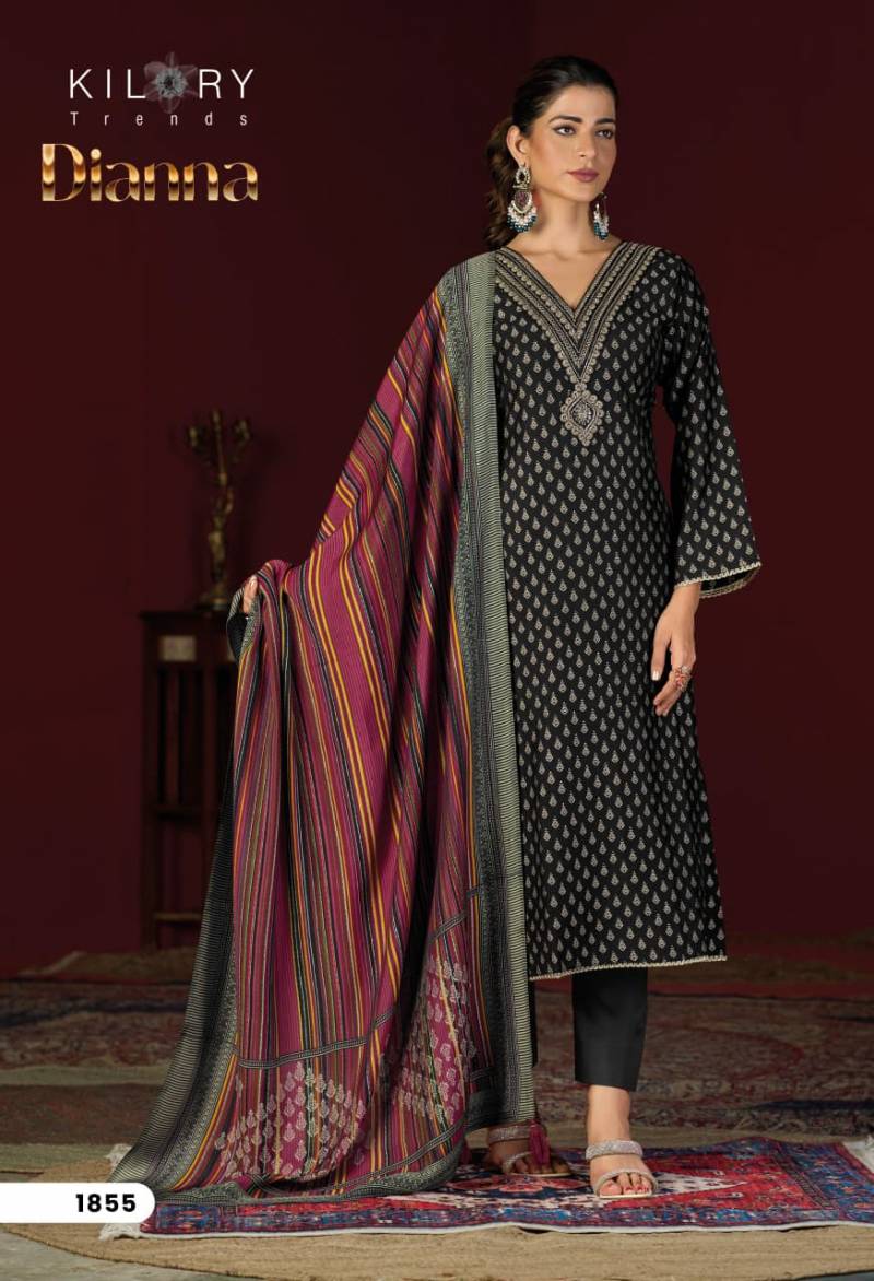 Kilory Dianna Masleen Silk Printed Salwar Suit Collection