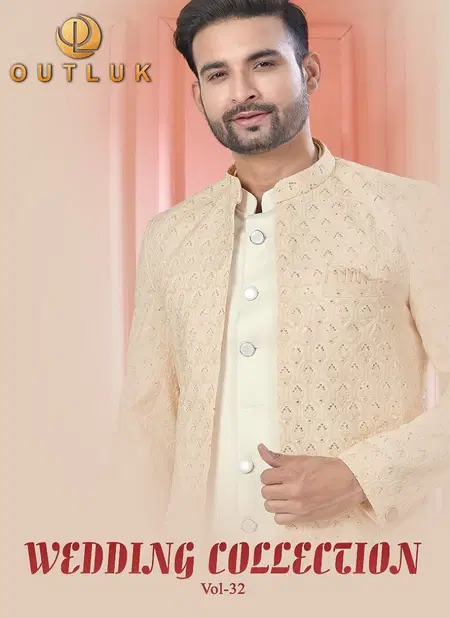 Outluk Wedding Collection Vol 32 Party Wear Mens Indo Western