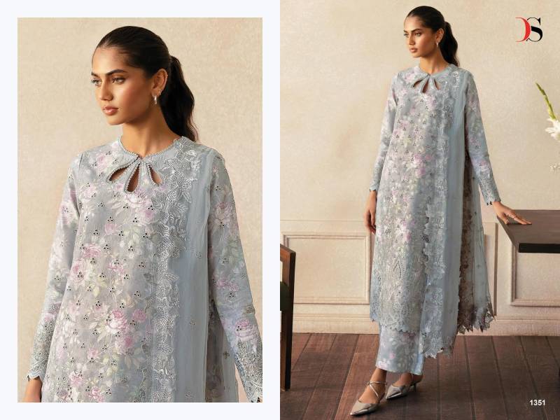 Deepsy Rungrez Chikankari Vol 25 Cotton Embroidery Suits Collection