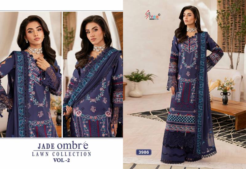 Shree Jade Ombre Lawn Collection Vol 2 Pakistani Suits Collection