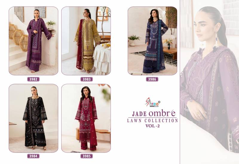 Shree Jade Ombre Lawn Collection Vol 2 Pakistani Suits Collection