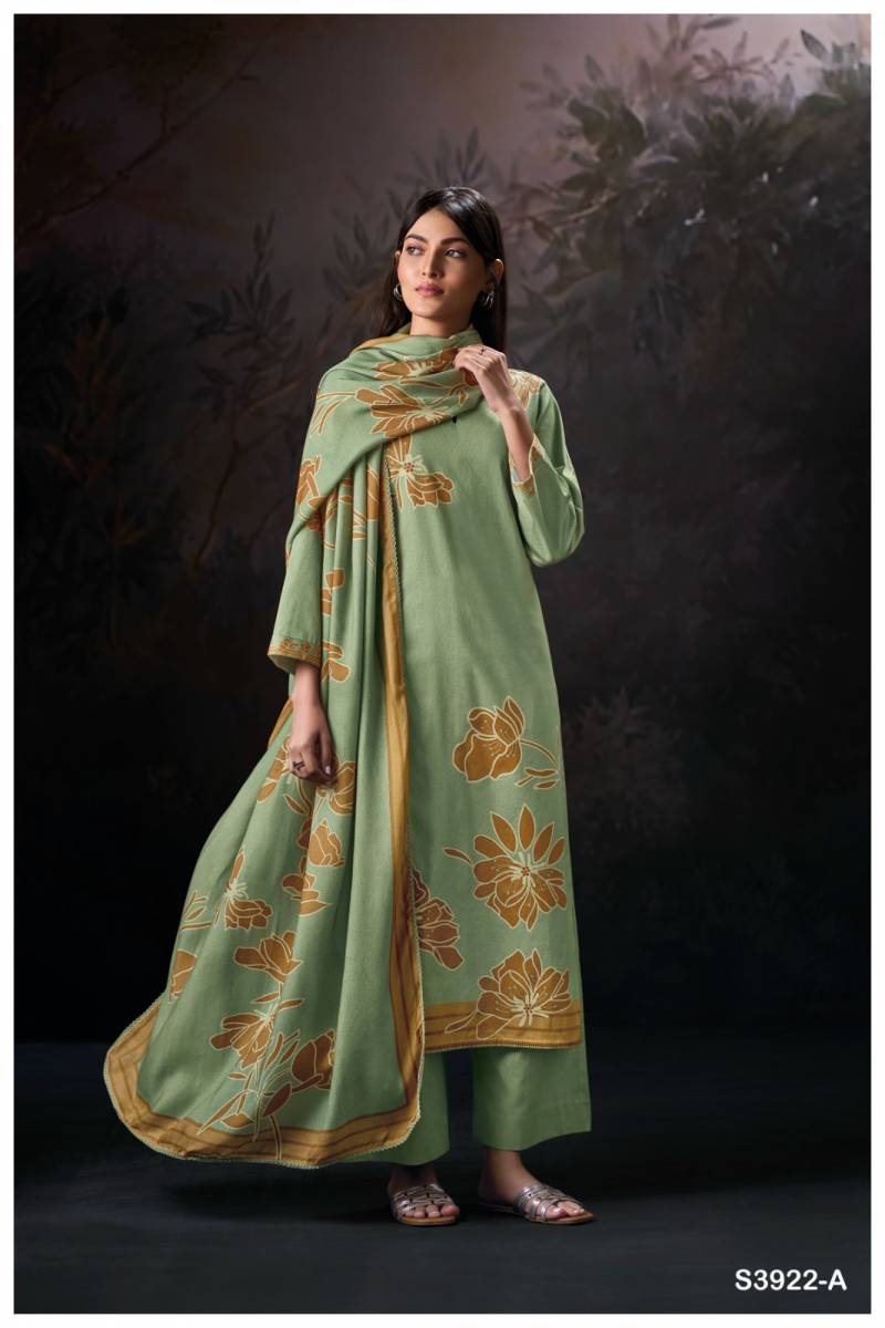 Ganga Ekisha 3922 Corduroy Printed Salwar Suit Collection