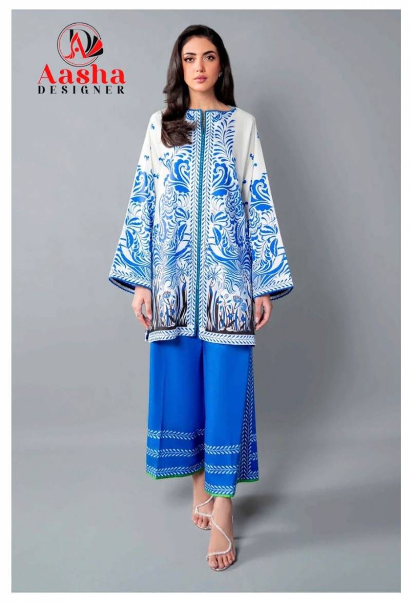 Aasha Turkis Vol 3 Modal Sattin Co Ord Set Collection