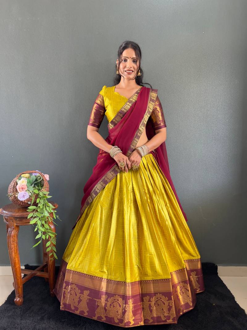 Bt 7120 Cotton Beautiful Silk Lehenga Choli Collection