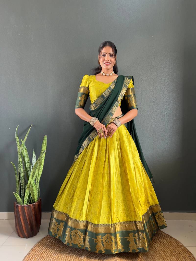Bt 7120 Cotton Beautiful Silk Lehenga Choli Collection