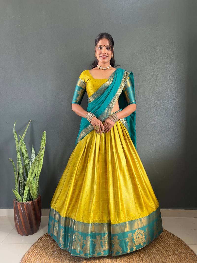 Bt 7120 Cotton Beautiful Silk Lehenga Choli Collection