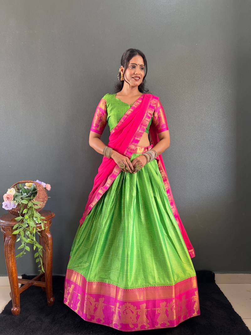 Bt 7120 Cotton Beautiful Silk Lehenga Choli Collection