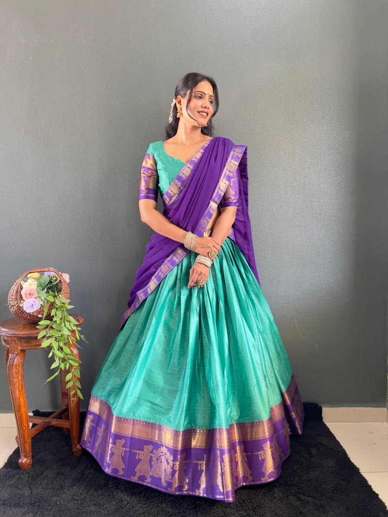 Bt 7120 Cotton Beautiful Silk Lehenga Choli Collection